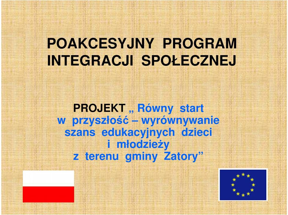 przyszłość wyrównywanie szans