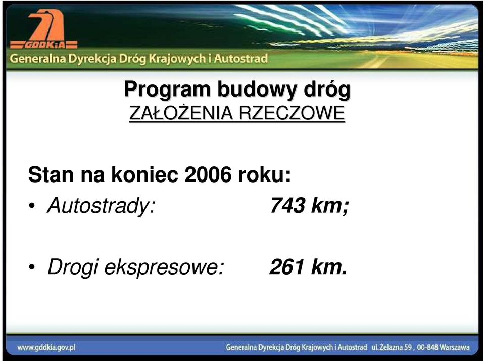 koniec 2006 roku: