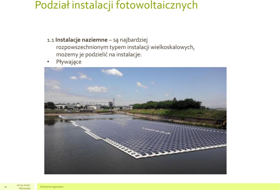 rozpowszechnionym typem instalacji