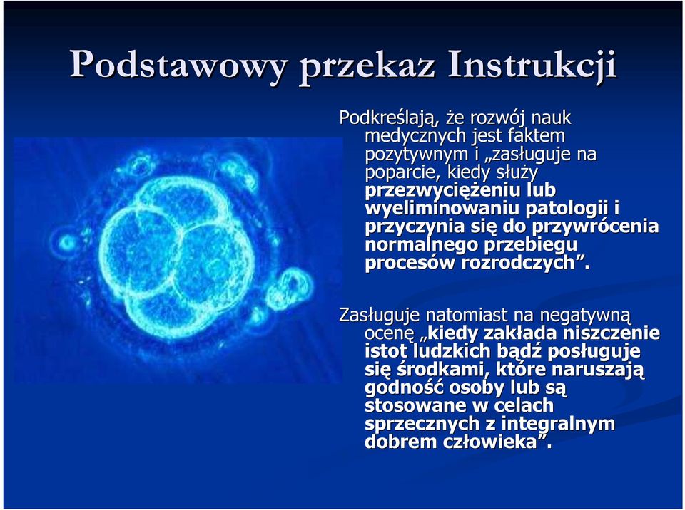 przebiegu procesów w rozrodczych.