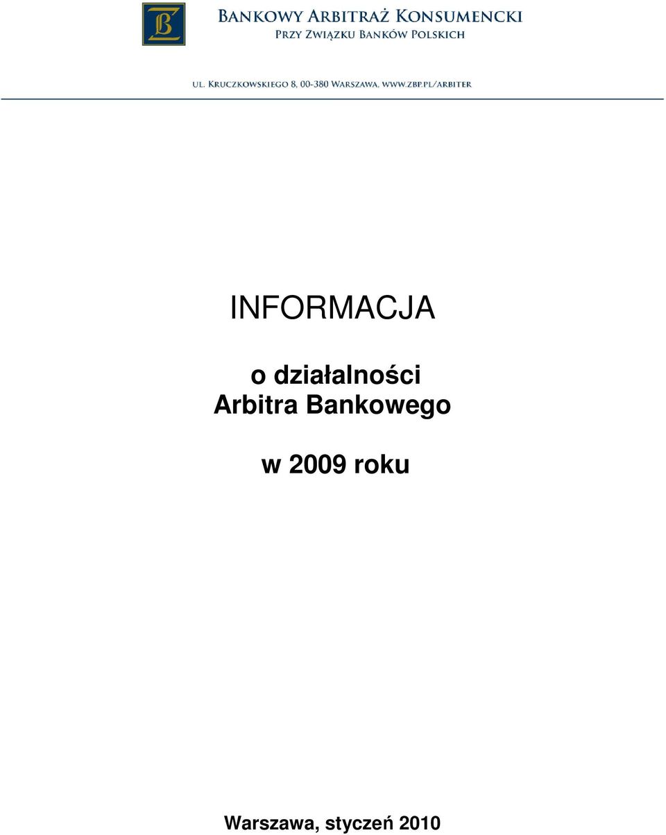 Arbitra Bankowego w