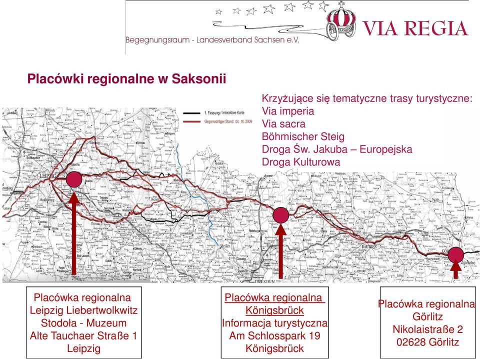 Jakuba Europejska Droga Kulturowa Placówka regionalna Leipzig Liebertwolkwitz Stodoła - Muzeum