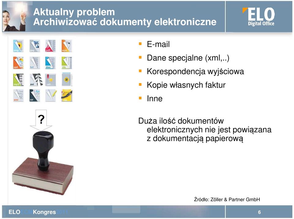 .) Korespondencja wyjściowa Kopie własnych faktur Inne Duża