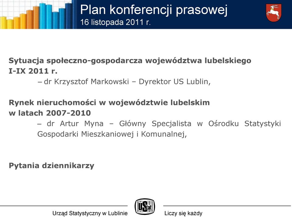 dr Krzysztof Markowski Dyrektor US Lublin, Rynek nieruchomości w województwie