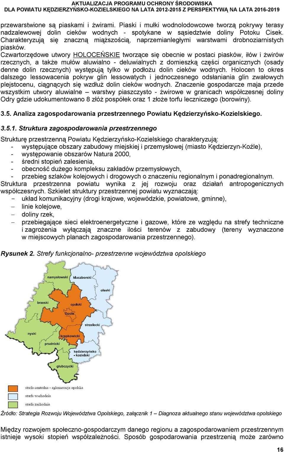 Charakteryzują się znaczną miąższością, naprzemianległymi warstwami drobnoziarnistych piasków.