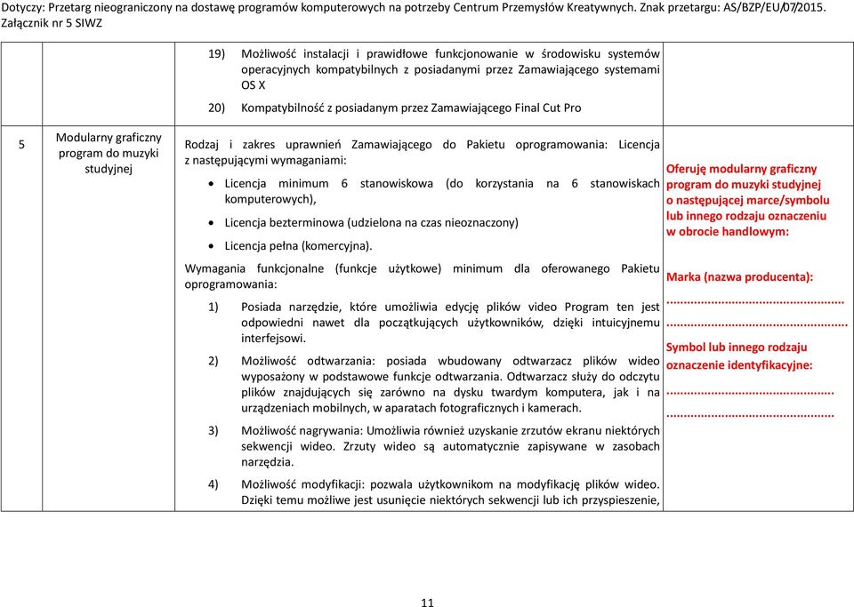 6 stanowiskowa (do korzystania na 6 stanowiskach komputerowych), Licencja bezterminowa (udzielona na czas nieoznaczony) Licencja pełna (komercyjna).