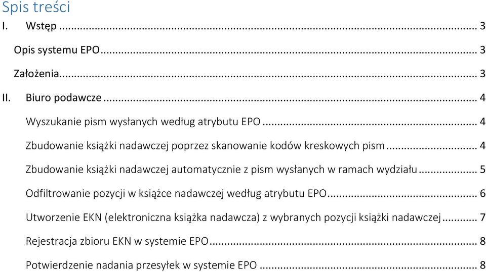 .. 4 Zbudowanie książki nadawczej automatycznie z pism wysłanych w ramach wydziału.