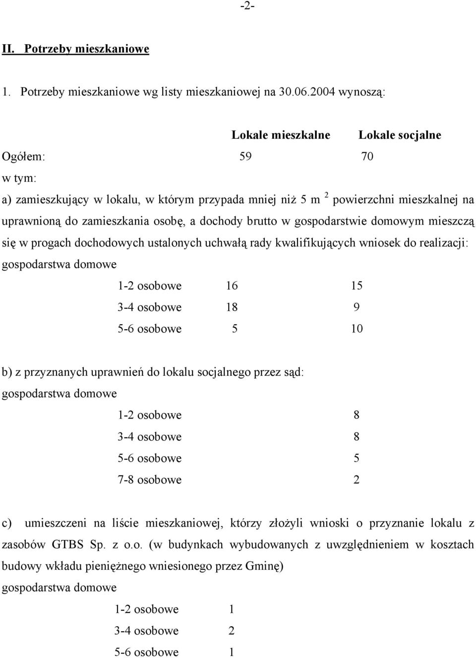 dochody brutto w gospodarstwie domowym mieszczą się w progach dochodowych ustalonych uchwałą rady kwalifikujących wniosek do realizacji: gospodarstwa domowe 1-2 osobowe 16 15 3-4 osobowe 18 9 5-6