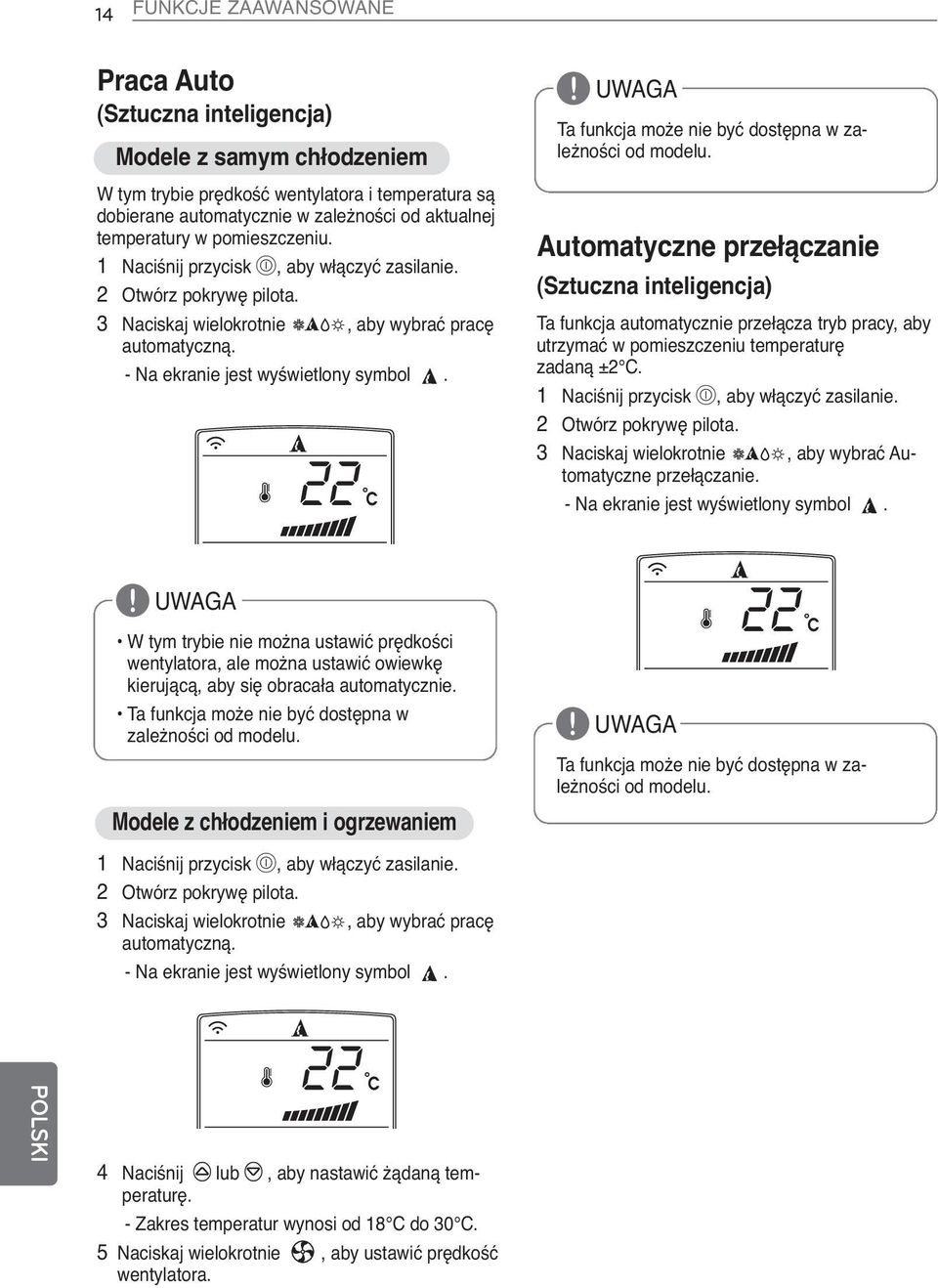 Ta funkcja może nie być dostępna w zależności od modelu.