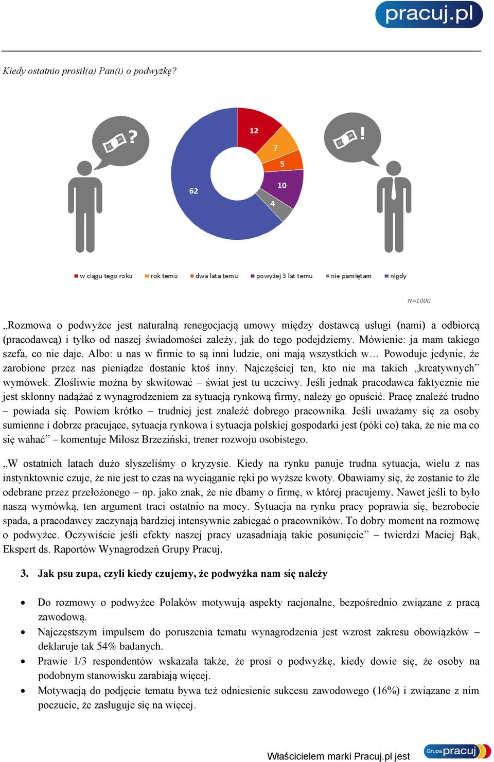 Mówienie: ja mam takiego szefa, co nie daje. Albo: u nas w firmie to są inni ludzie, oni mają wszystkich w Powoduje jedynie, że zarobione przez nas pieniądze dostanie ktoś inny.