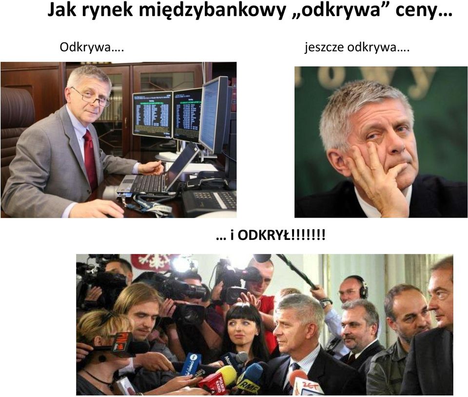 odkrywa ceny