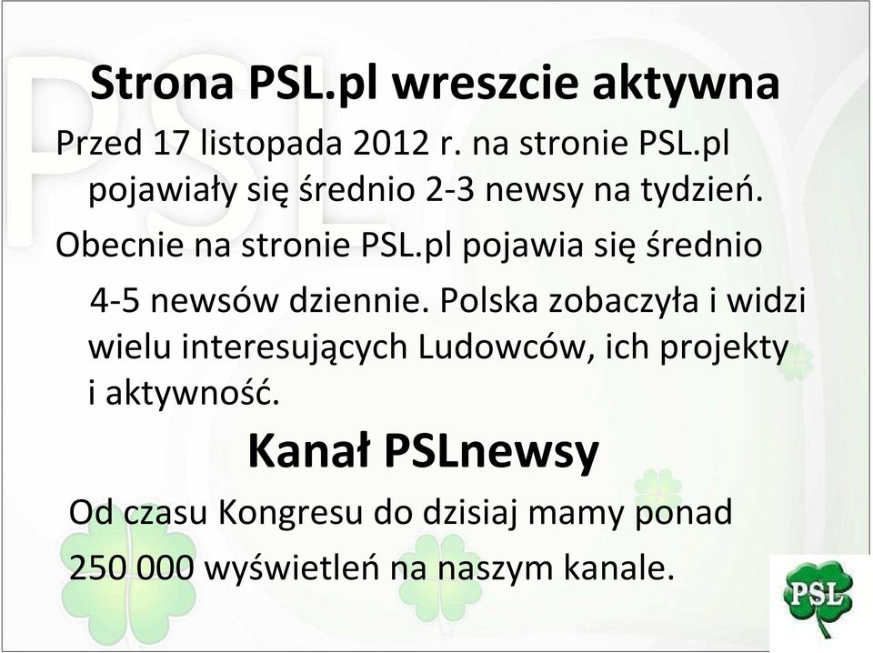 pl pojawia się średnio 4-5 newsów dziennie.