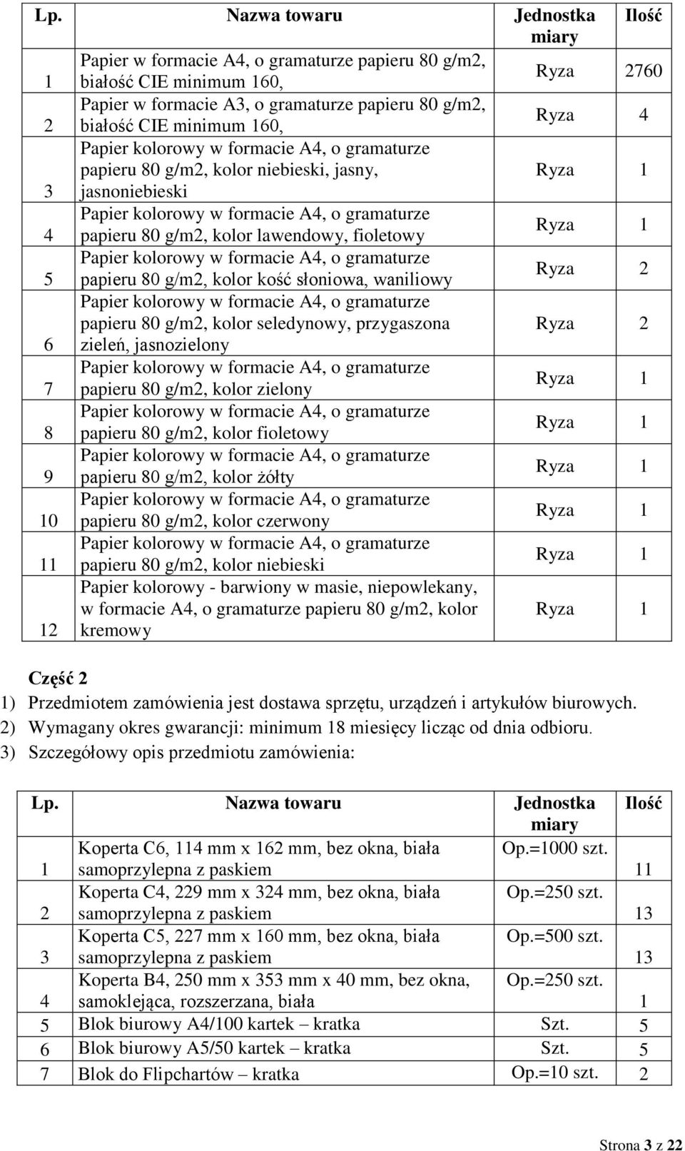 lawendowy, fioletowy Ryza 1 Papier kolorowy w formacie A4, o gramaturze 5 papieru 80 g/m2, kolor kość słoniowa, waniliowy Ryza 2 Papier kolorowy w formacie A4, o gramaturze papieru 80 g/m2, kolor