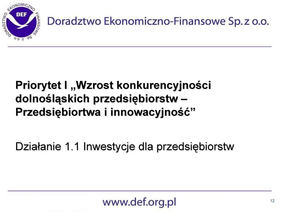 Przedsiębiortwa i innowacyjność