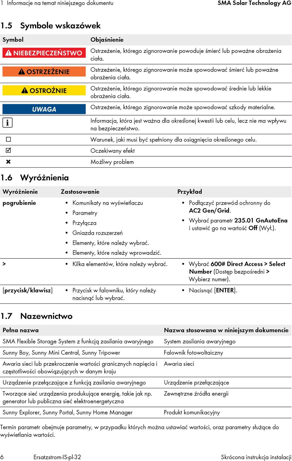 Ostrzeżenie, którego zignorowanie może spowodować szkody materialne. Informacja, która jest ważna dla określonej kwestii lub celu, lecz nie ma wpływu na bezpieczeństwo.