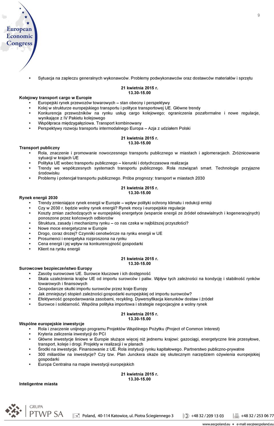 transportu i polityce transportowej UE.