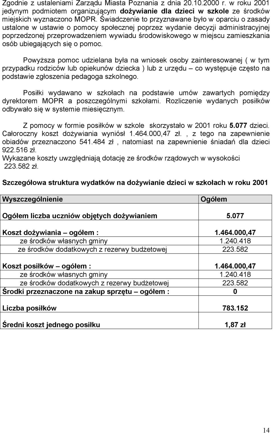 zamieszkania osób ubiegających się o pomoc.