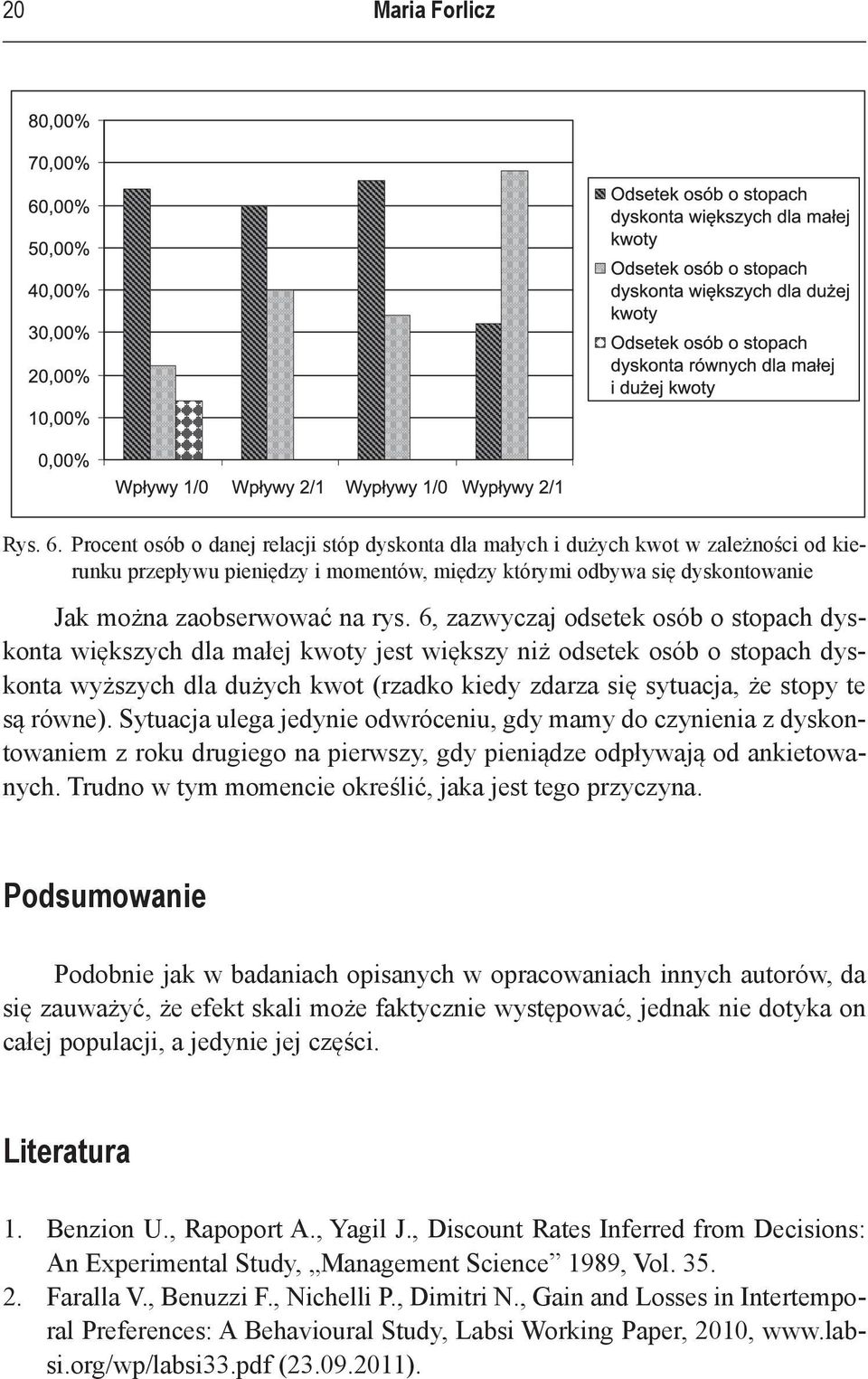 6, zazwyczaj odsetek osób o stopach większych dla małej kwoty jest większy niż odsetek osób o stopach wyższych dla dużych kwot (rzadko kiedy zdarza się sytuacja, że stopy te są równe).