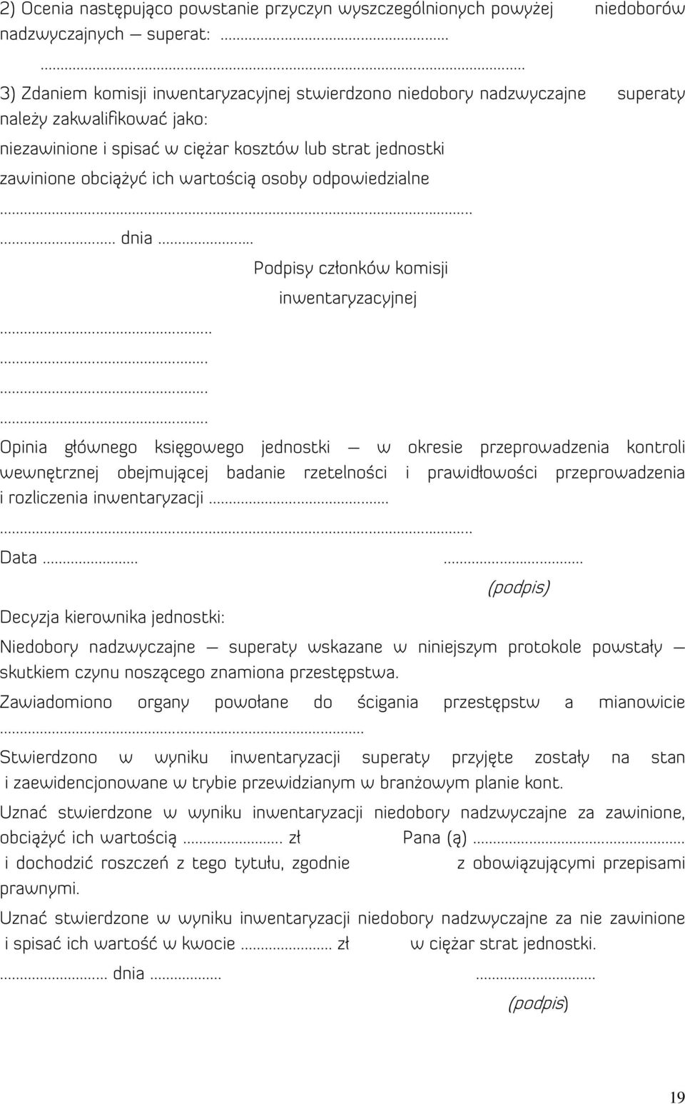 wartością osoby odpowiedzialne...... dnia.