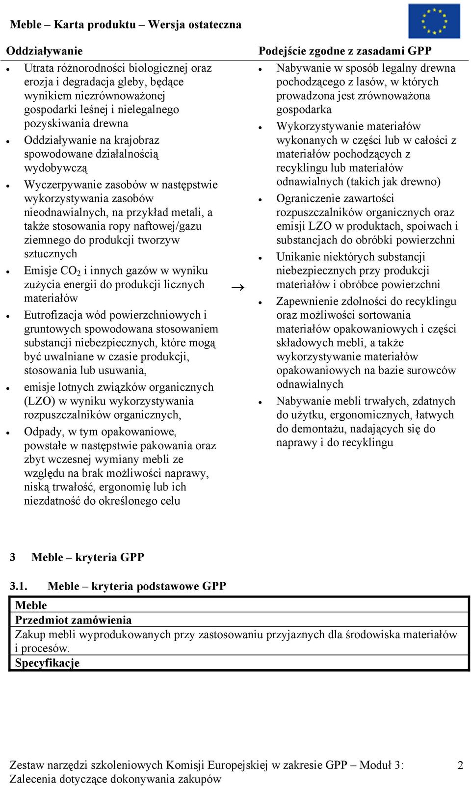 tworzyw sztucznych Emisje CO 2 i innych gazów w wyniku zużycia energii do produkcji licznych materiałów Eutrofizacja wód powierzchniowych i gruntowych spowodowana stosowaniem substancji