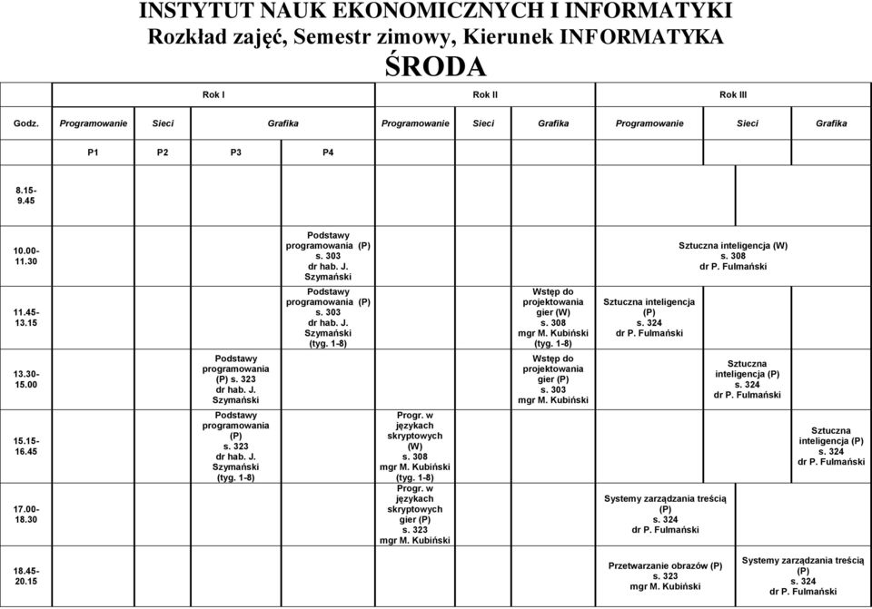 w językach skryptowych (W) Progr.