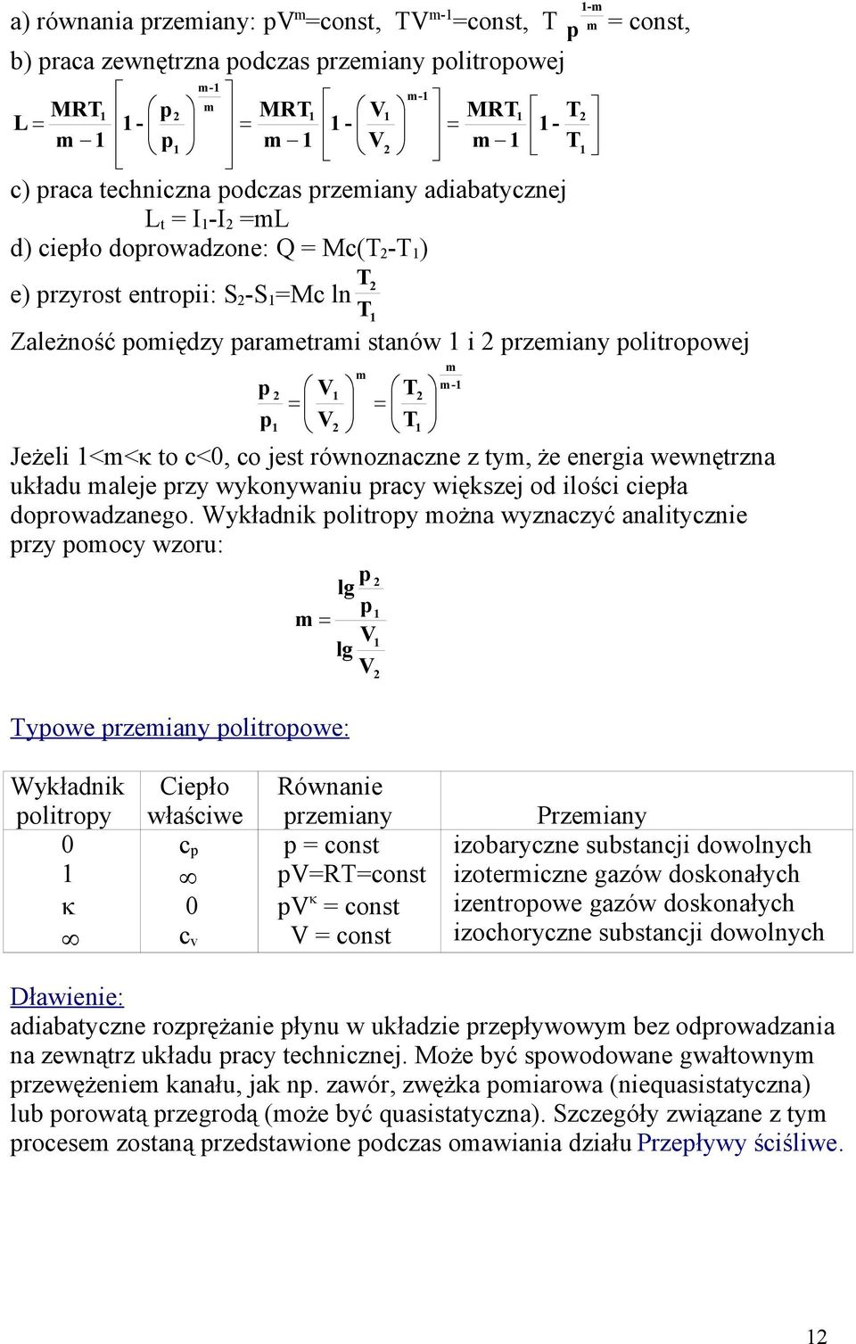 maleje rzy wykonywaniu racy większej od ilości cieła dorowadzanego.