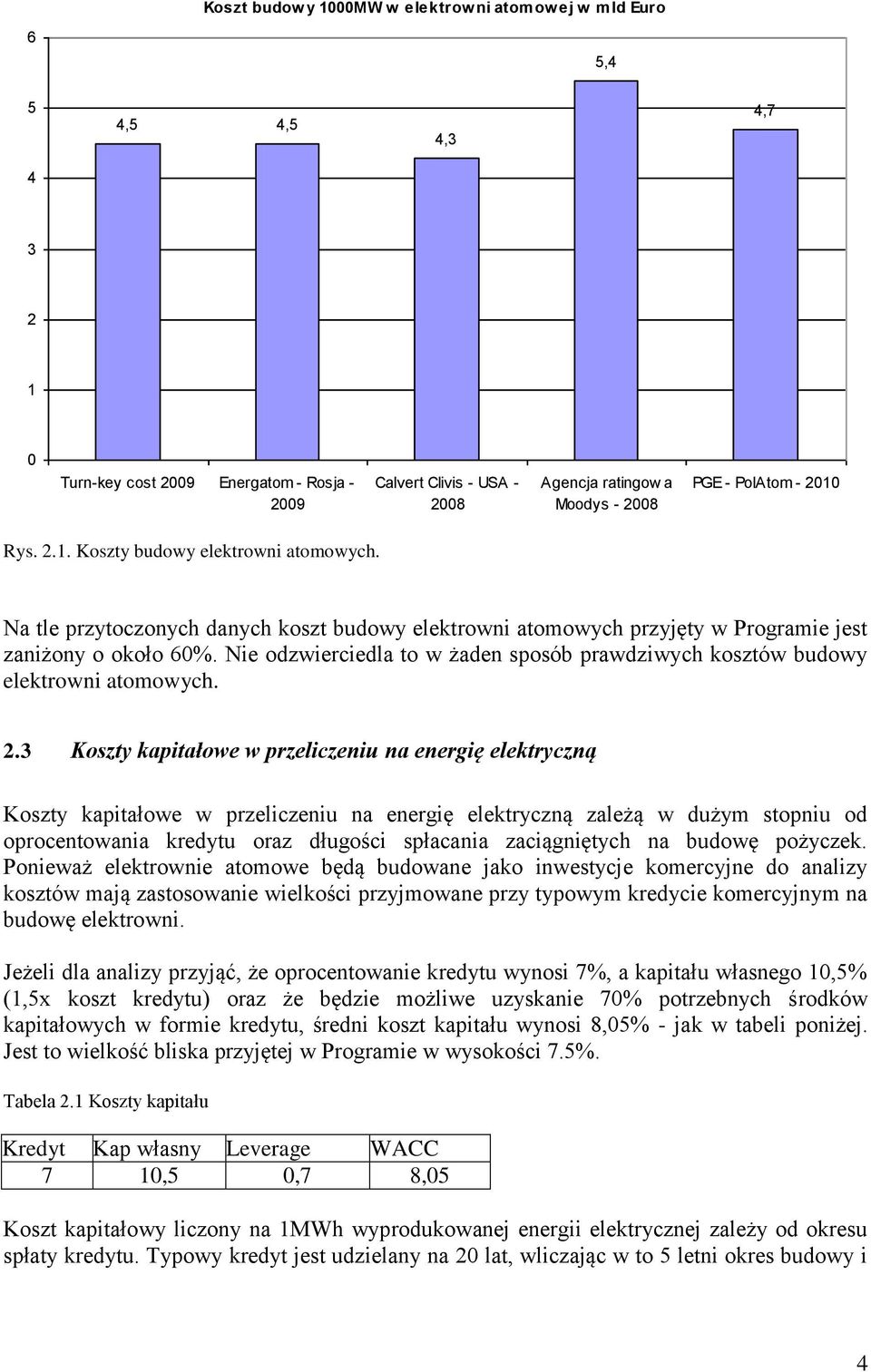 Nie odzwierciedla to w żaden sposób prawdziwych kosztów budowy elektrowni atomowych. 2.