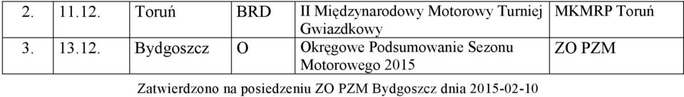 Gwiazdkowy 3. 13.12.