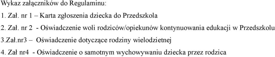 nr 2 - Oświadczenie woli rodziców/opiekunów kontynuowania edukacji w