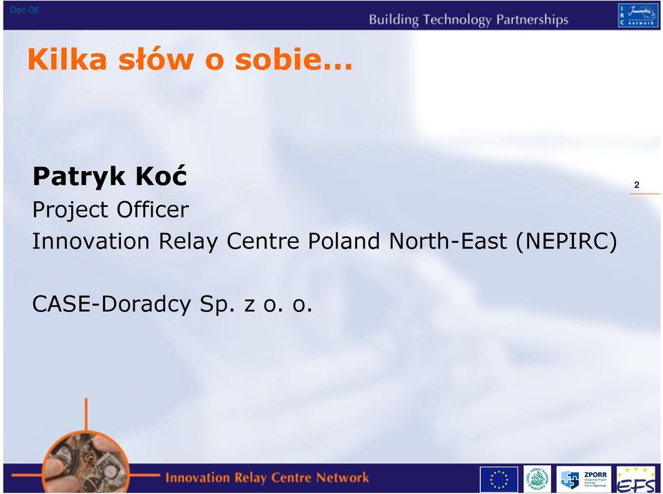 Innovation Relay Centre Poland