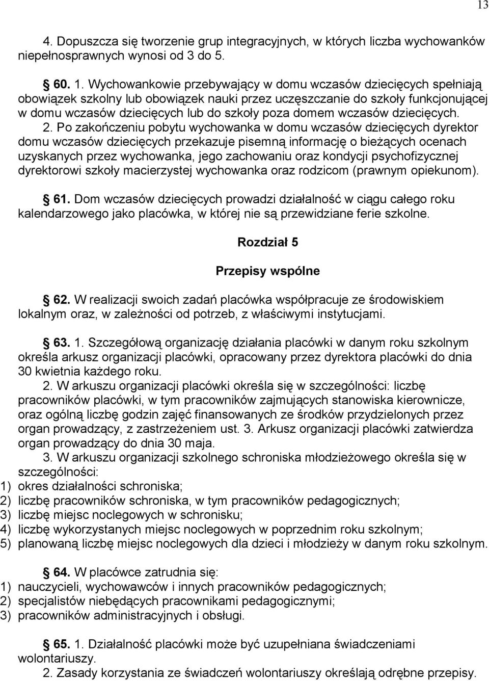 wczasów dziecięcych. 2.