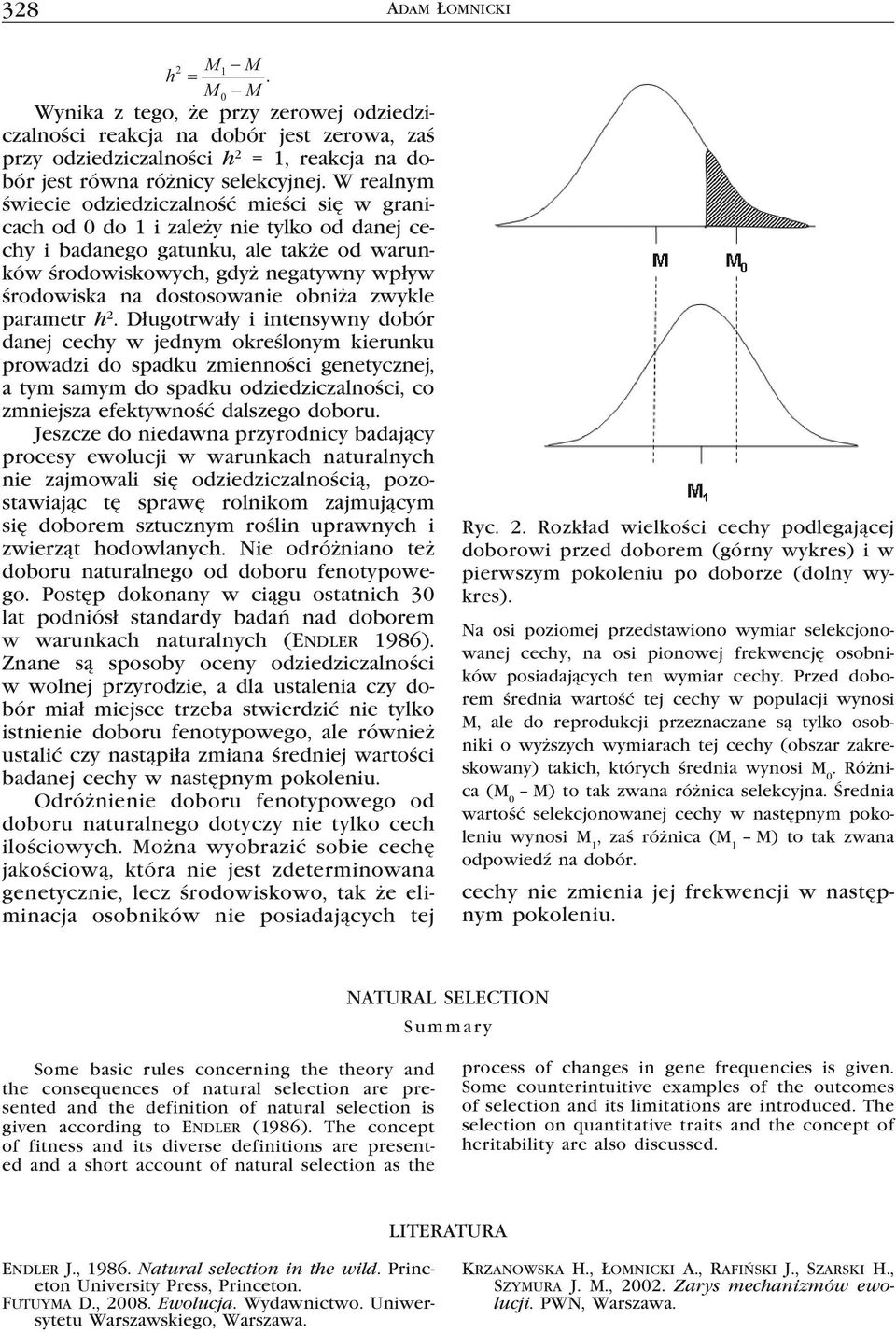 dostosowanie obniża zwykle parametr h 2.