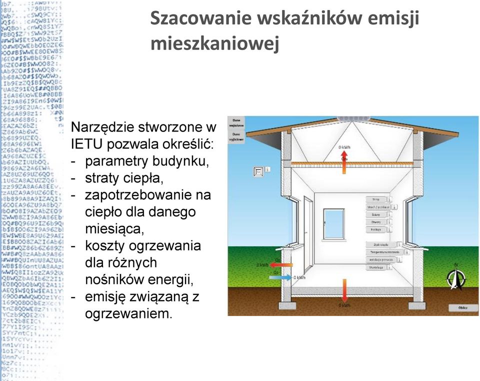 miesiąca, - koszty ogrzewania dla różnych nośników energii, -