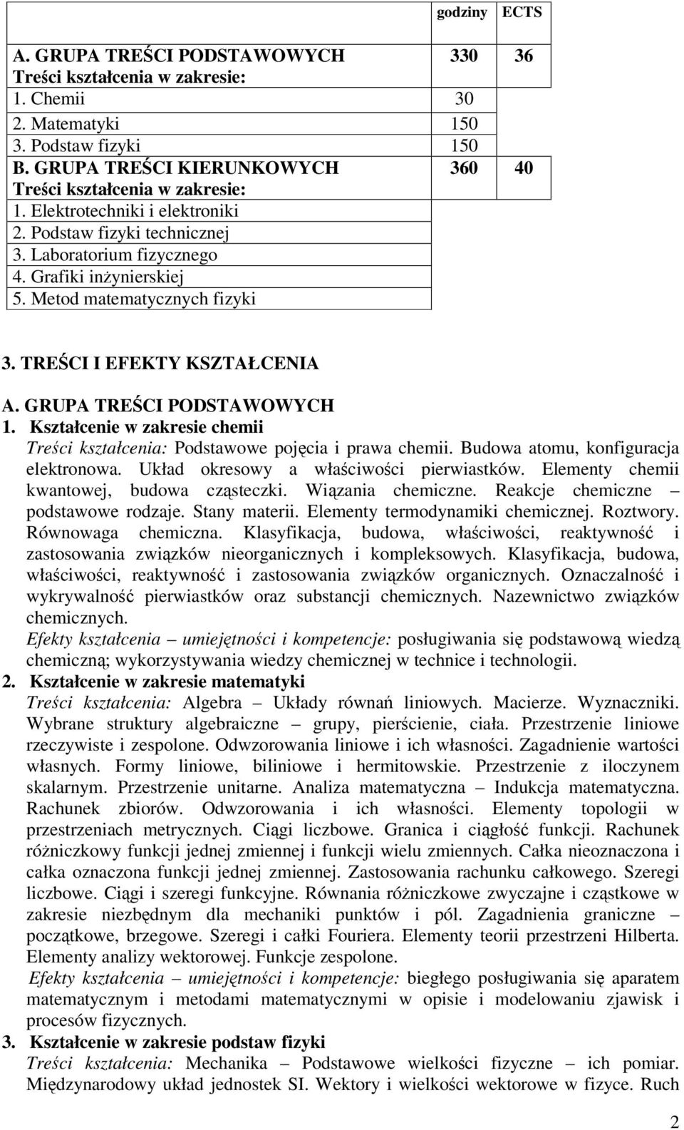 Układ okresowy a właciwoci pierwiastków. Elementy chemii kwantowej, budowa czsteczki. Wizania chemiczne. Reakcje chemiczne podstawowe rodzaje. Stany materii. Elementy termodynamiki chemicznej.