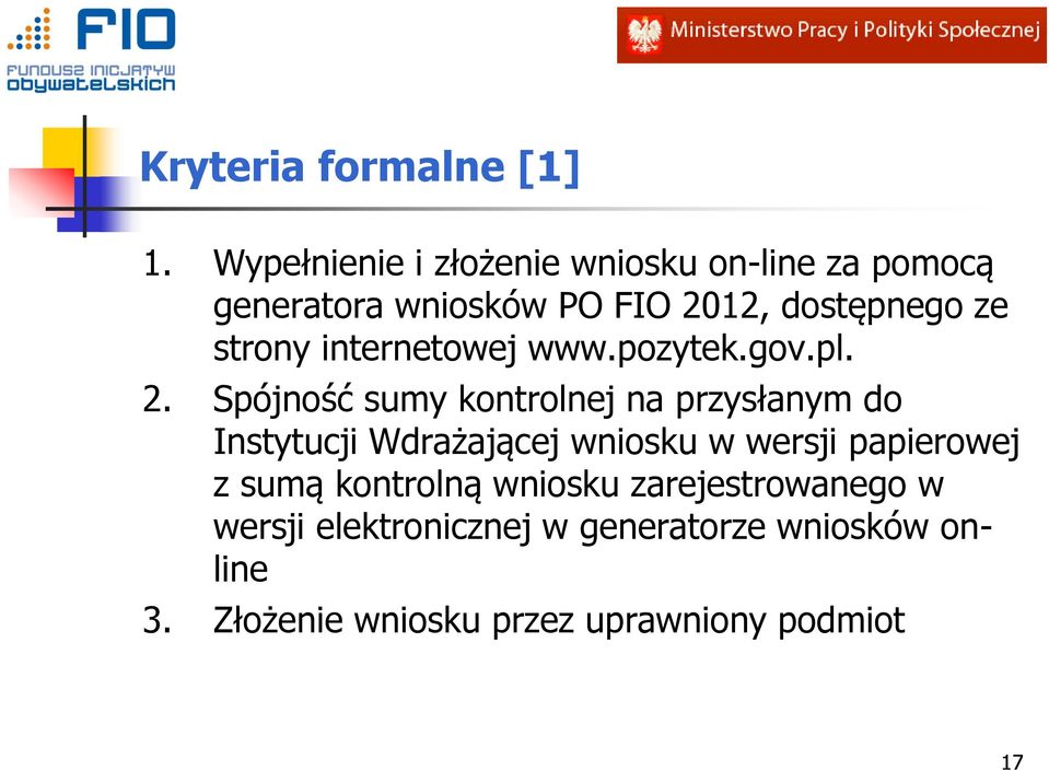 strony internetowej www.pozytek.gov.pl. 2.