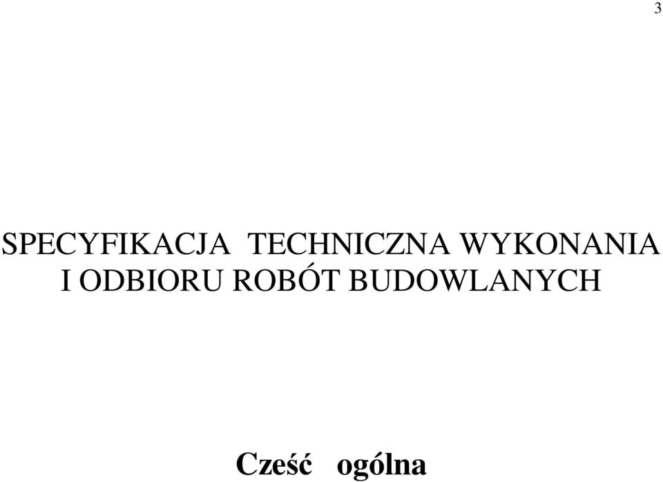 WYKONANIA I