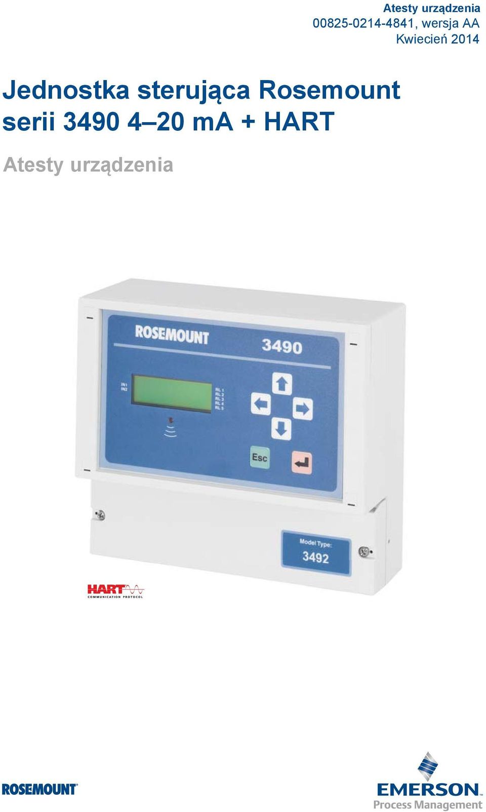 sterująca Rosemount