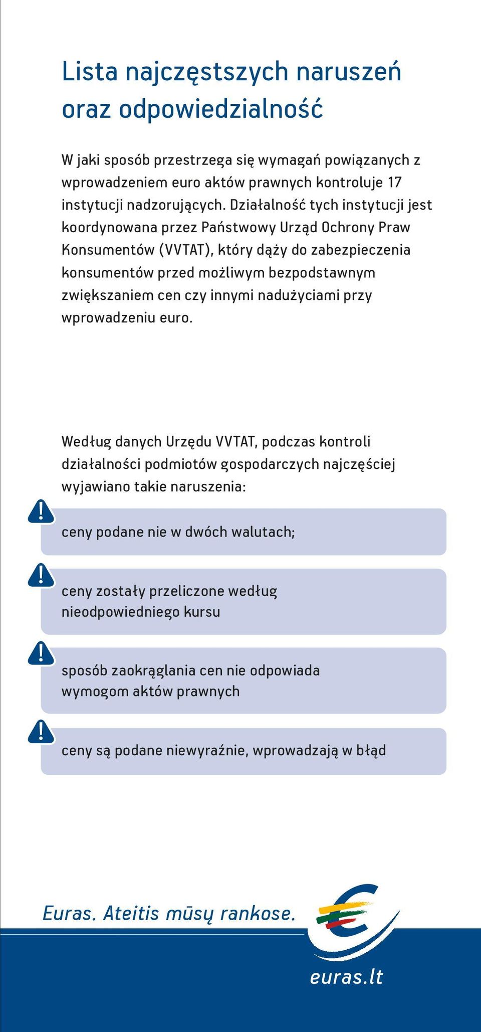 czy innymi nadużyciami przy wprowadzeniu euro.