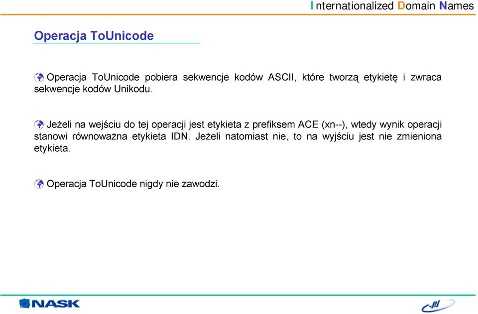 sekwencje kodów Unikodu.