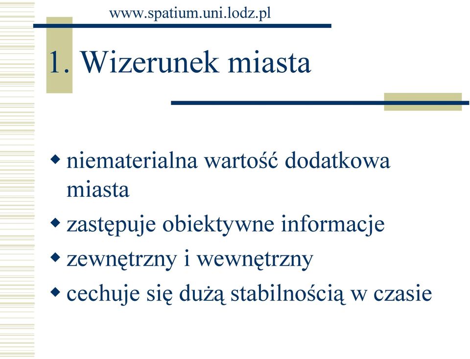 obiektywne informacje zewnętrzny i