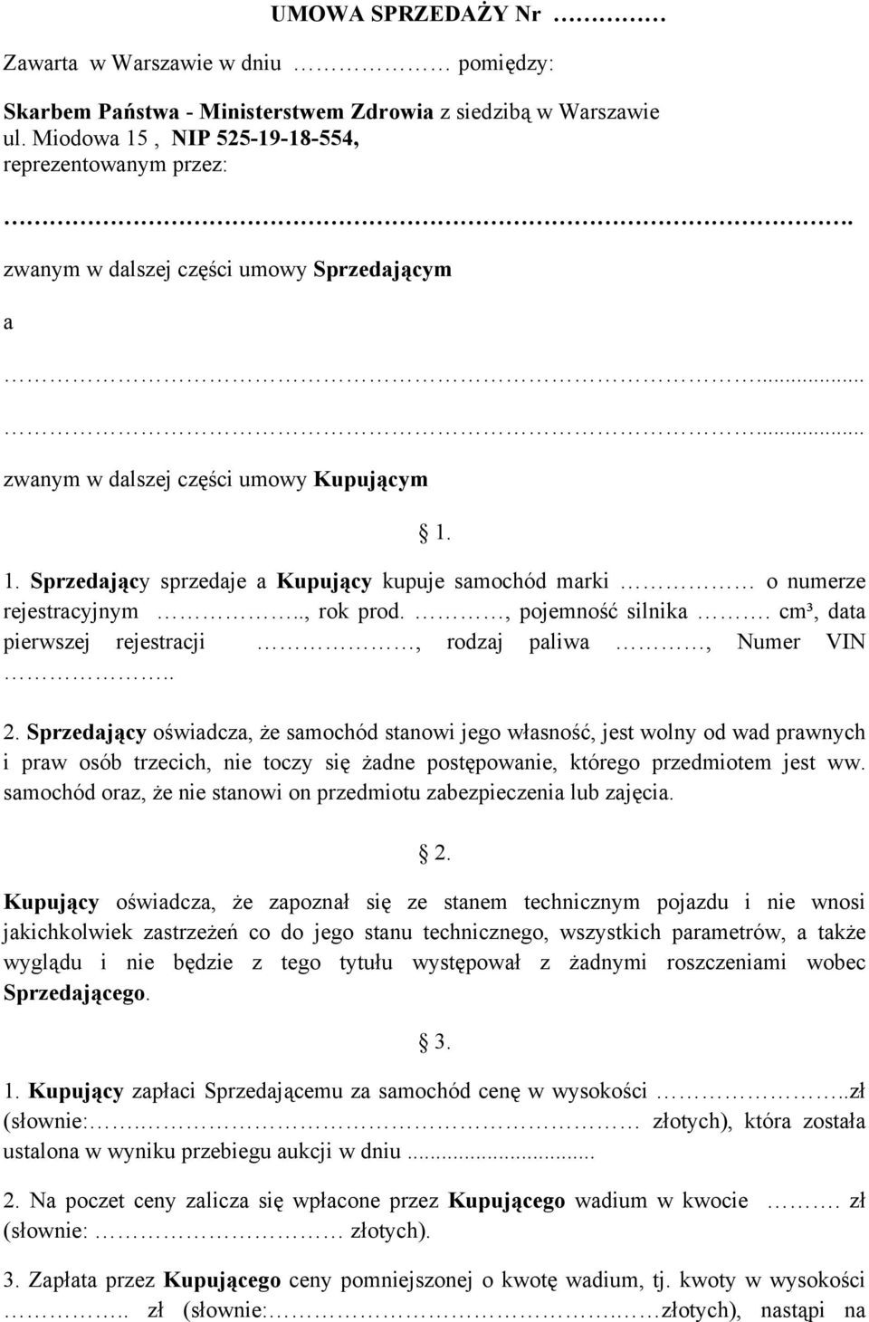 , pojemność silnika. cm³, data pierwszej rejestracji, rodzaj paliwa, Numer VIN.. 2.