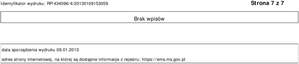 2013 adres strony internetowej, na