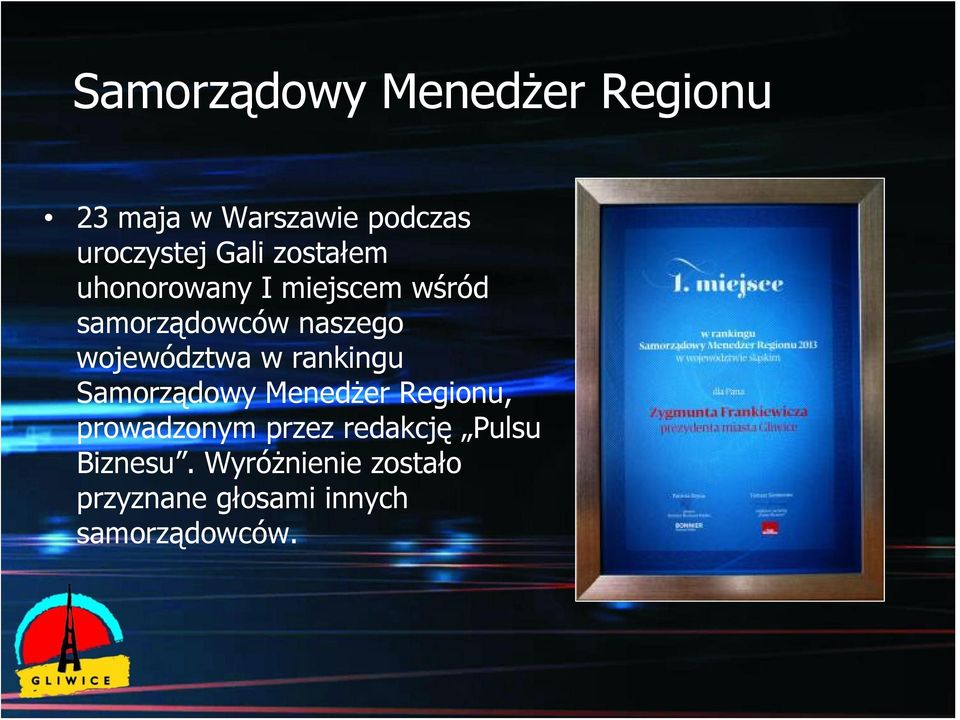 województwa w rankingu Samorządowy Menedżer Regionu, prowadzonym przez