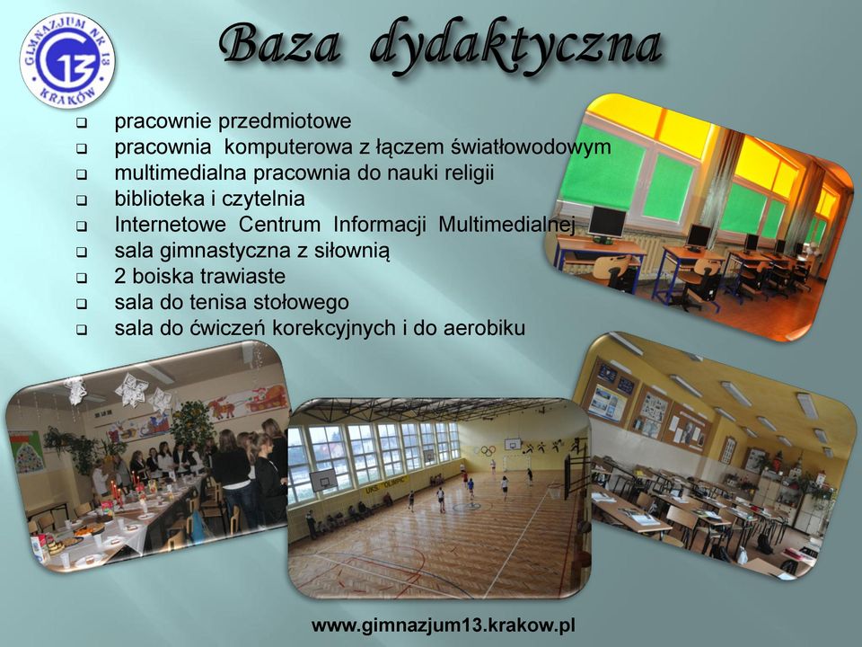 Internetowe Centrum Informacji Multimedialnej sala gimnastyczna z