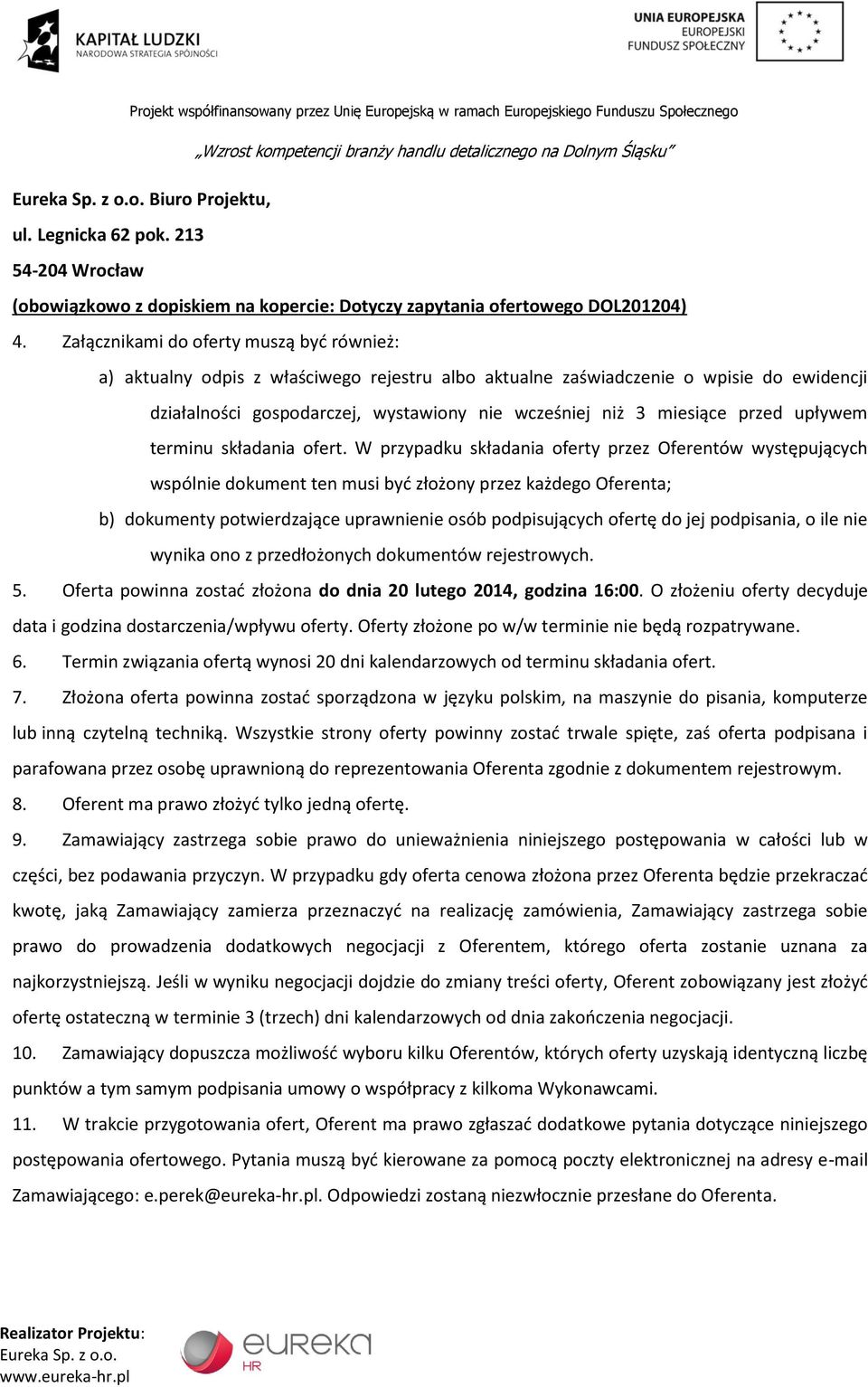przed upływem terminu składania ofert.
