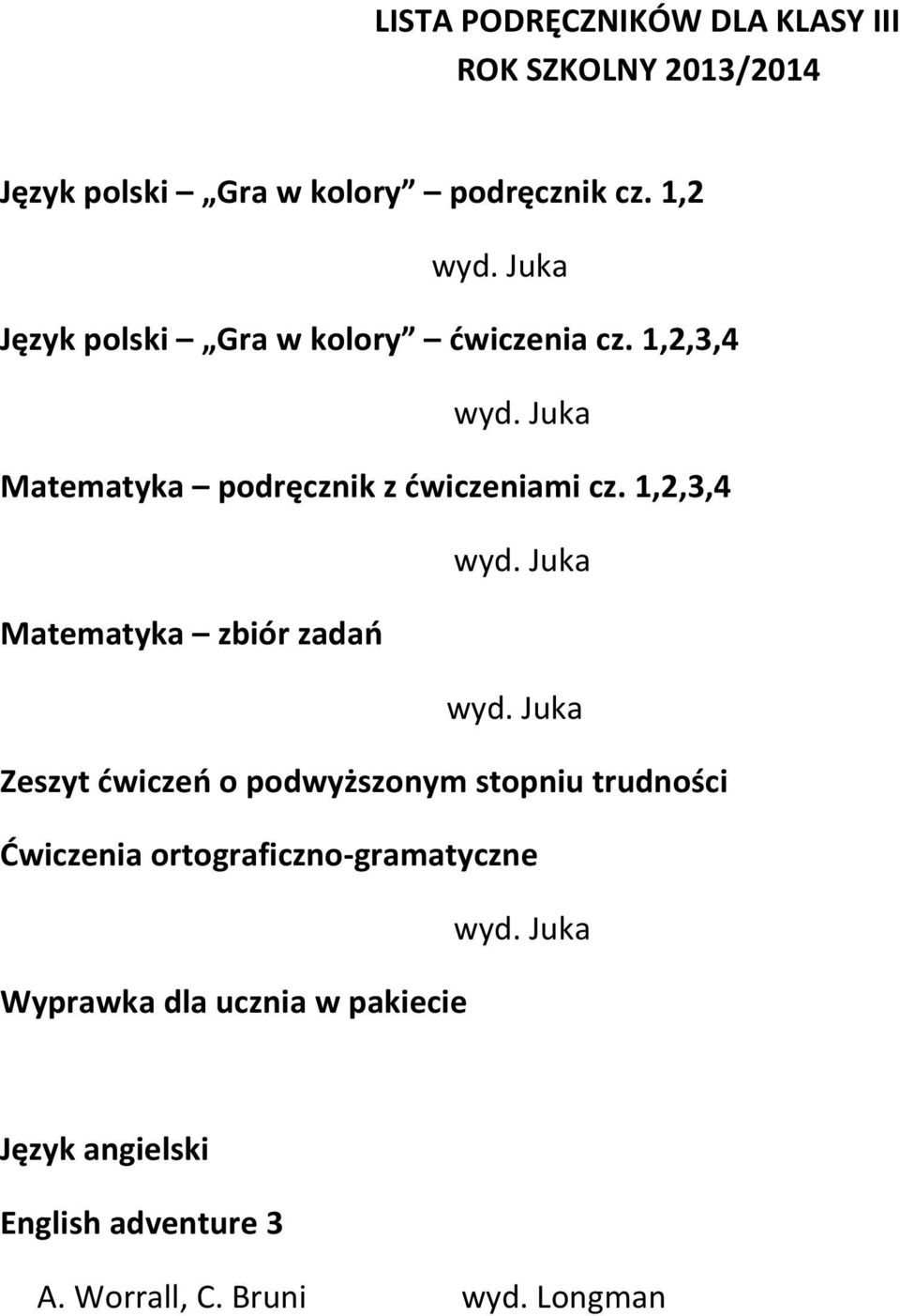 1,2,3,4 Matematyka zbiór zadań Zeszyt ćwiczeń o podwyższonym stopniu trudności Ćwiczenia