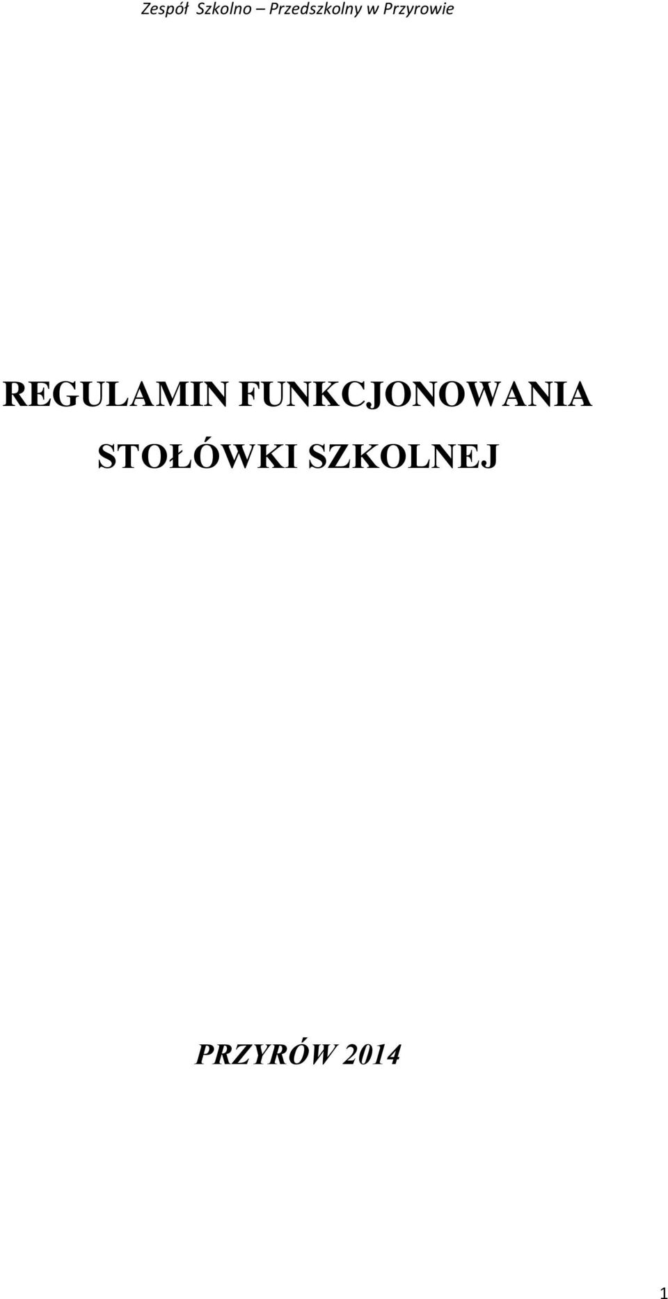 STOŁÓWKI