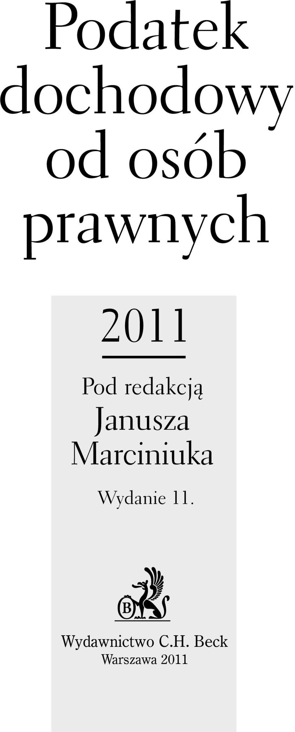 Janusza Marciniuka Wydanie 11.