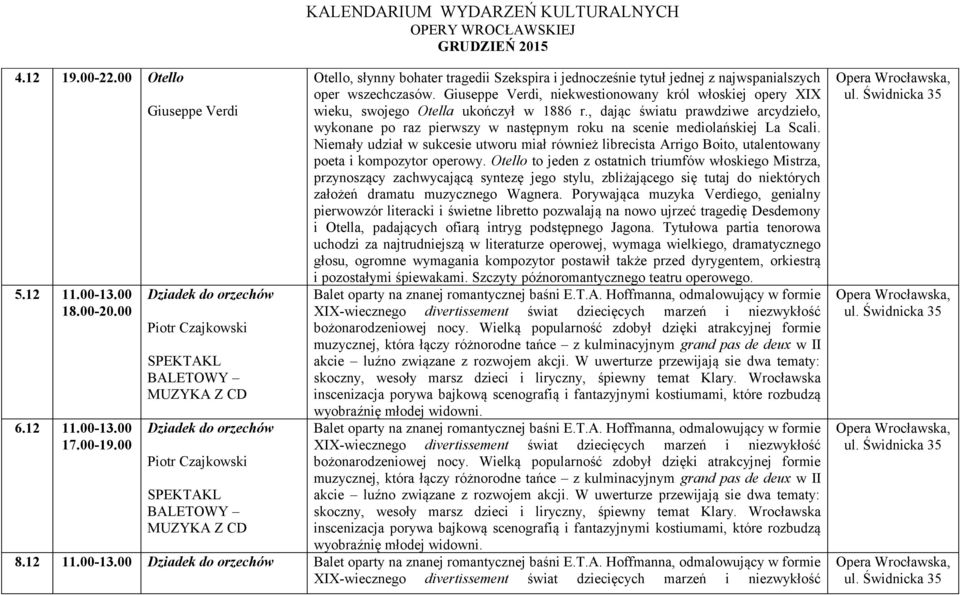 Giuseppe Verdi, niekwestionowany król włoskiej opery XIX wieku, swojego Otella ukończył w 1886 r.