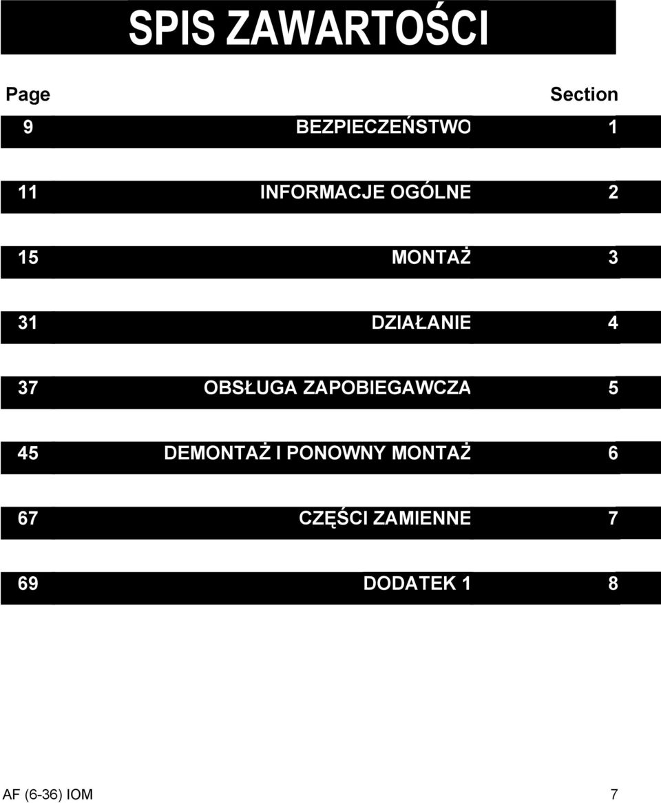 OBSŁUGA ZAPOBIEGAWCZA 5 45 DEMONTAŻ I PONOWNY